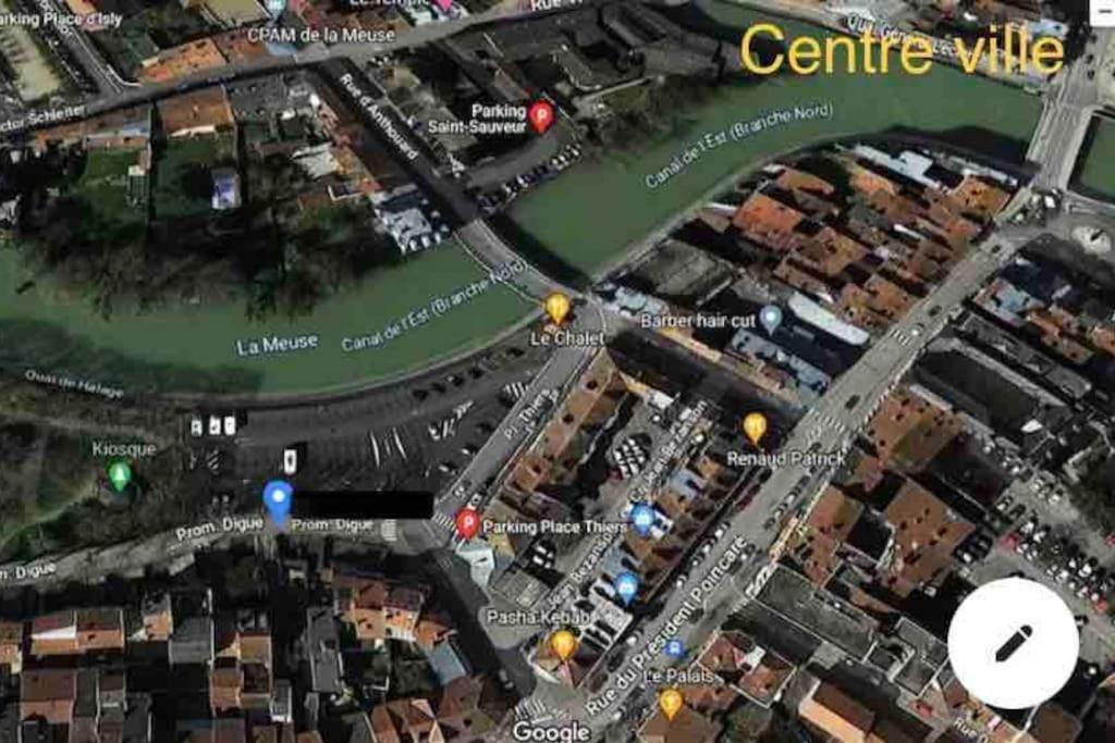 Le Petit Kiosque - Terrasse Parking & Local Velo Apartment Verdun-sur-Meuse ภายนอก รูปภาพ